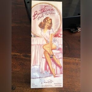 Benefit Bethina Body So Fine Velvet Body Balm in Tin Rare Open Box Vintage